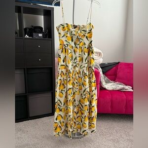 NWT - J.Crew A-line midi dress in limoncello - size 8